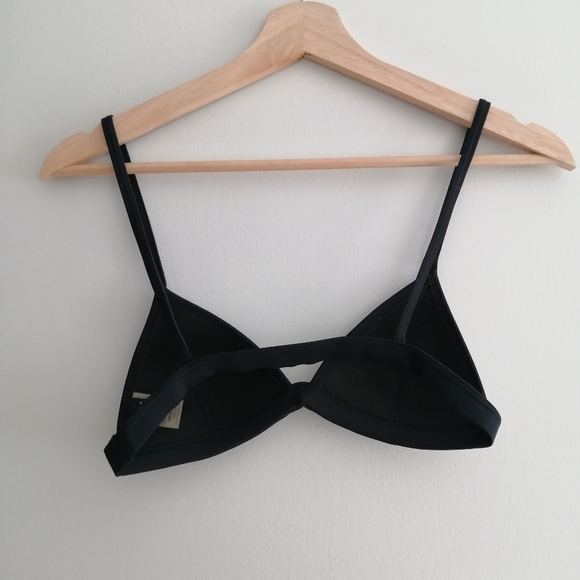 Triangl Mesh Overlay Neoprene Triangle Bikini Top XS - Picture 3 of 12